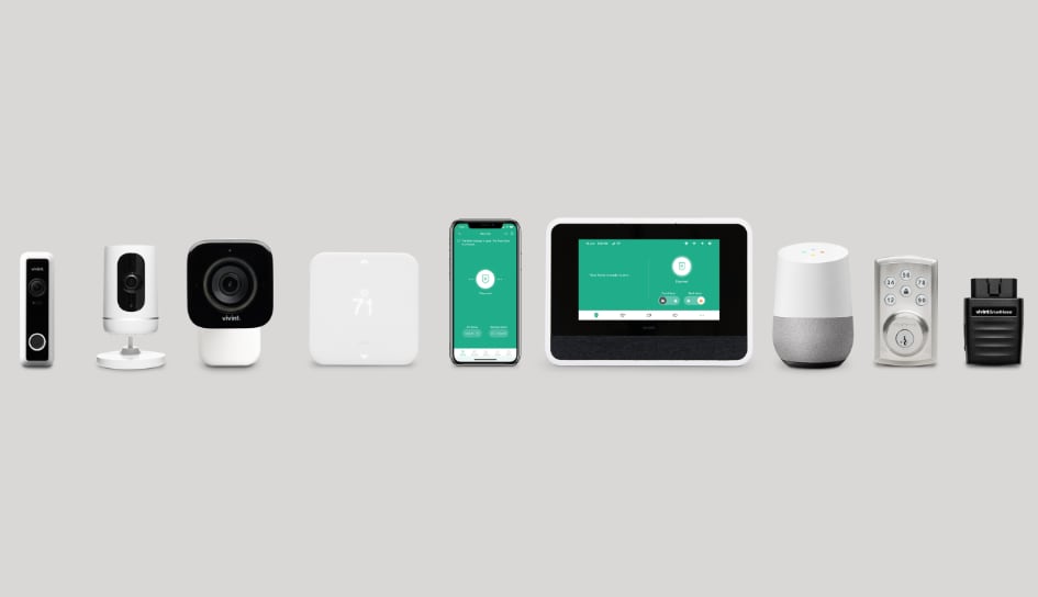 Vivint home security product line in Denver